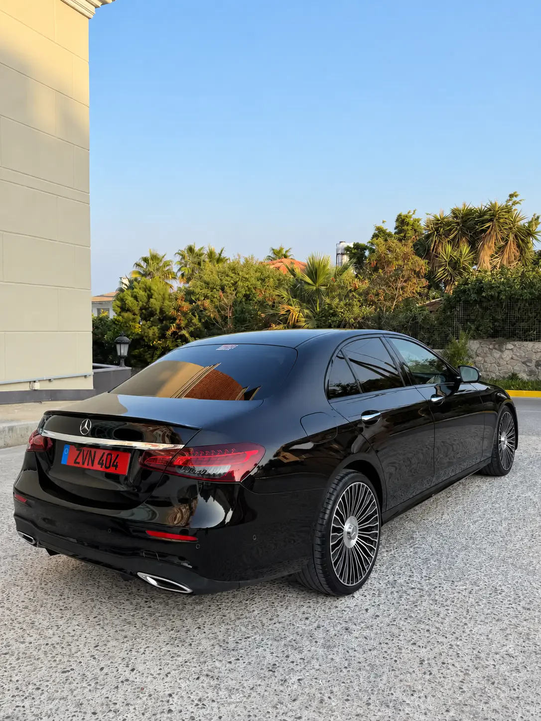 ERM Mercedes E 220, arka çapraz görünüm