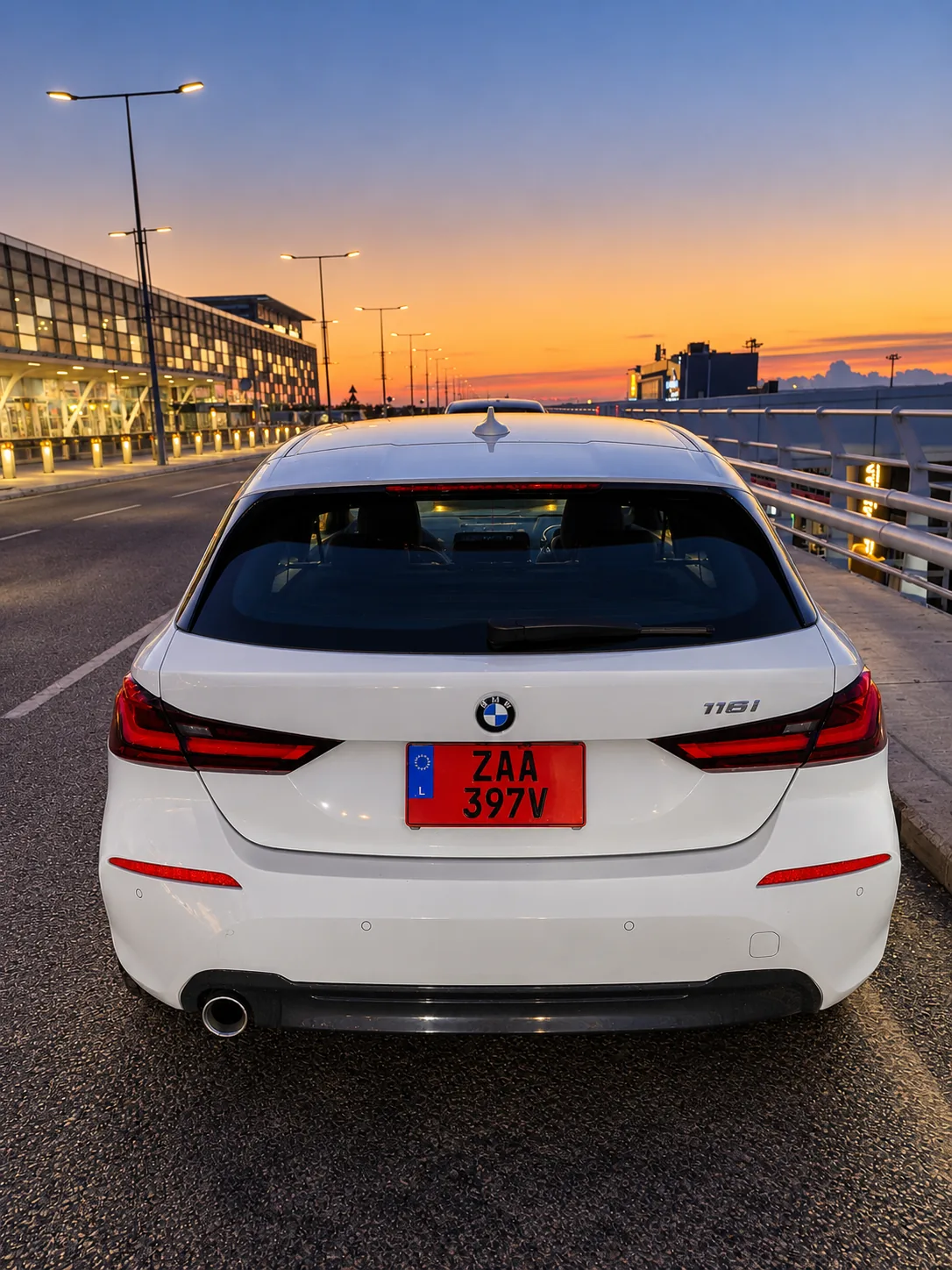ERM BMW 116i, arkadan görünüm