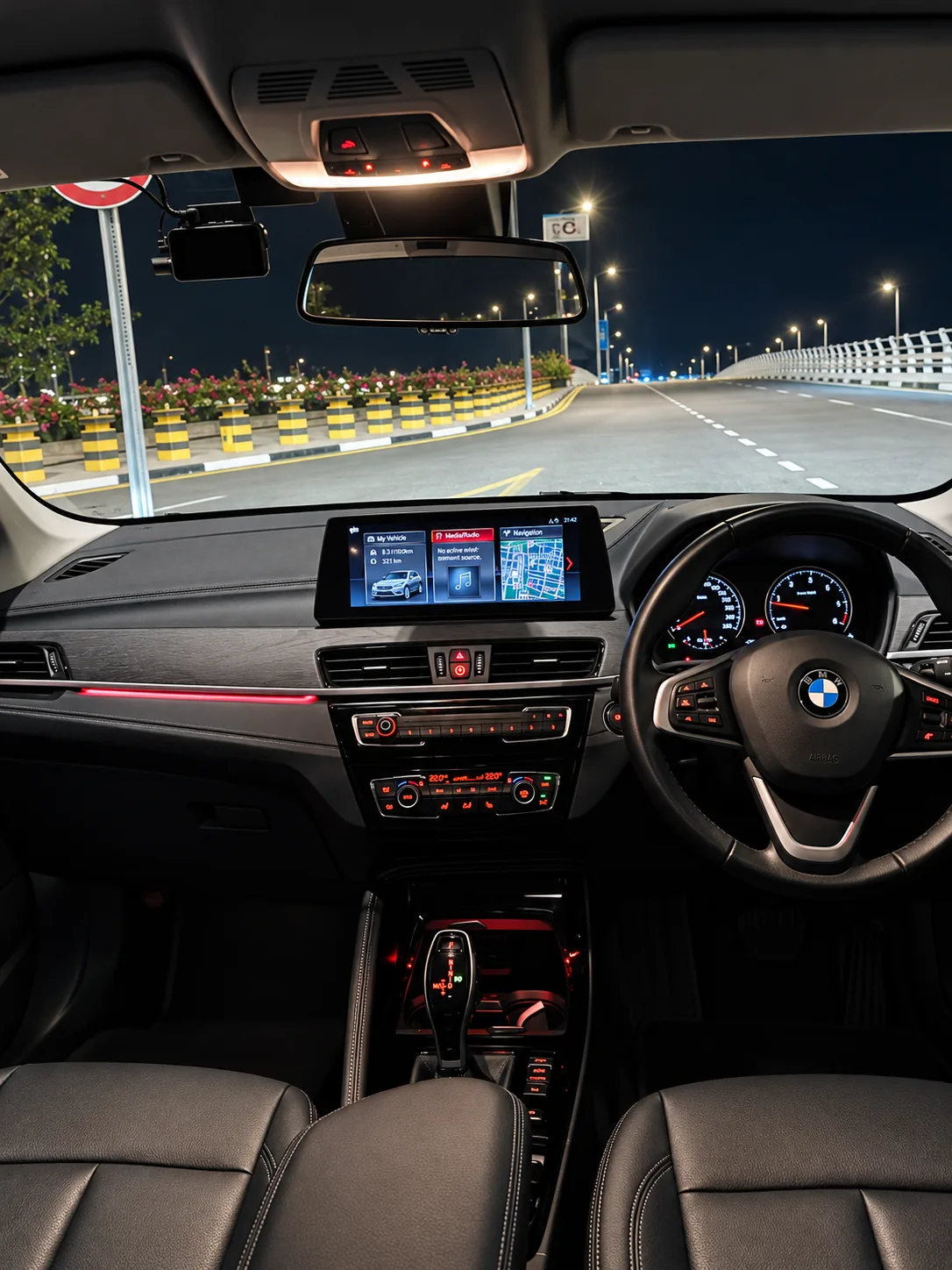 ERM BMW X1 sağdan direksiyonlu kabin ve ön konsol
